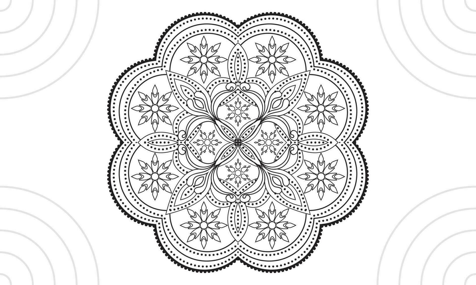 mandala ontwerp, mandala vector ontwerp.