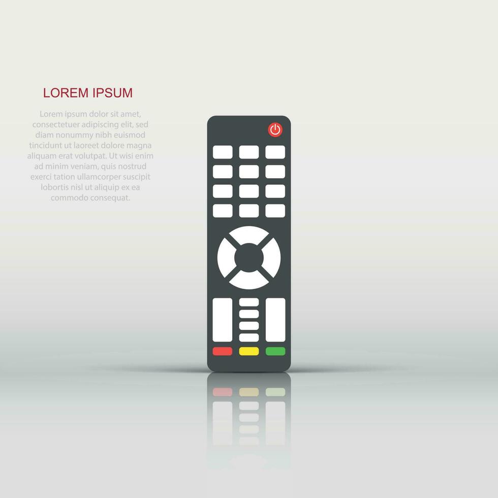 afgelegen controle icoon in vlak stijl. infrarood controleur vector illustratie Aan wit geïsoleerd achtergrond. TV keypad bedrijf concept.