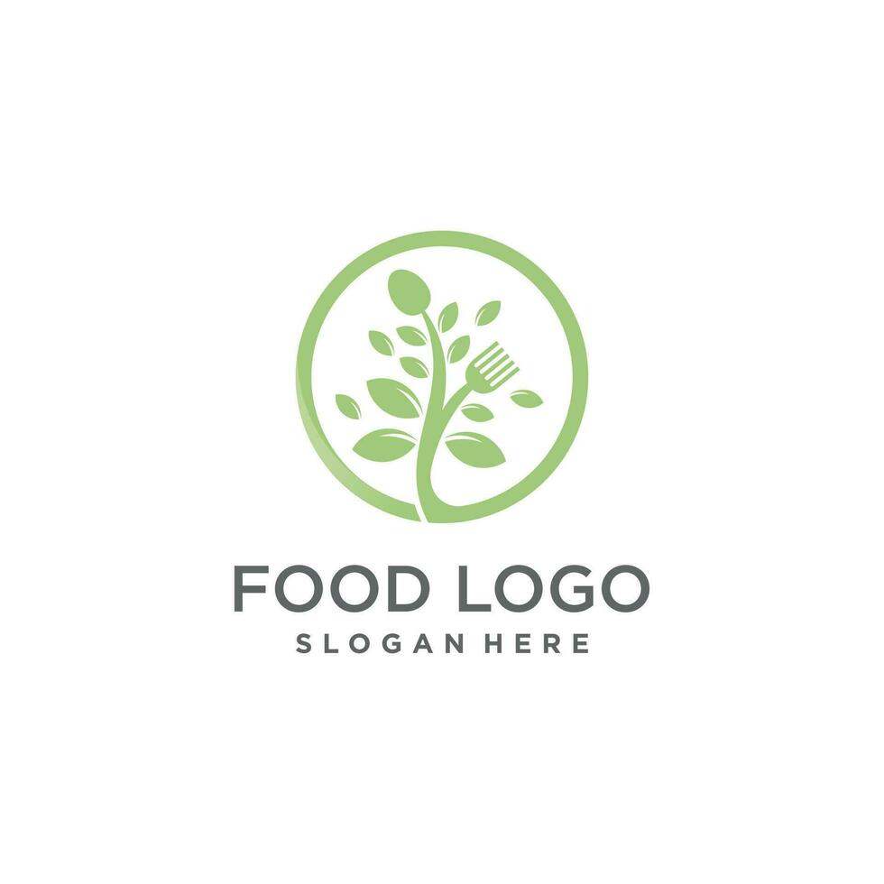 voedsel logo vector ontwerp illustratie met modern creatief concept