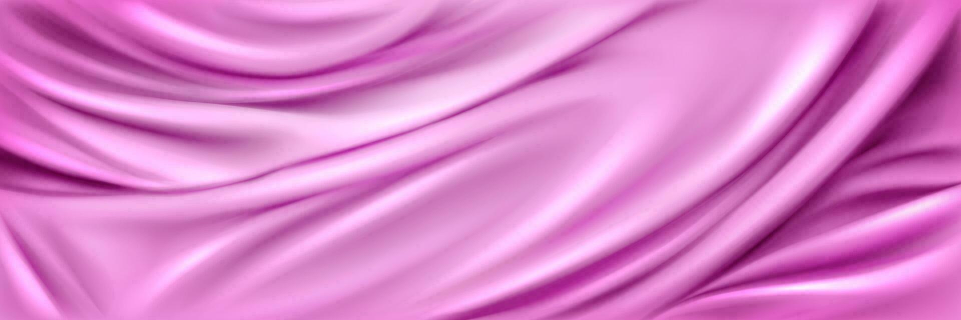 realistisch abstract roze zijde achtergrond vector