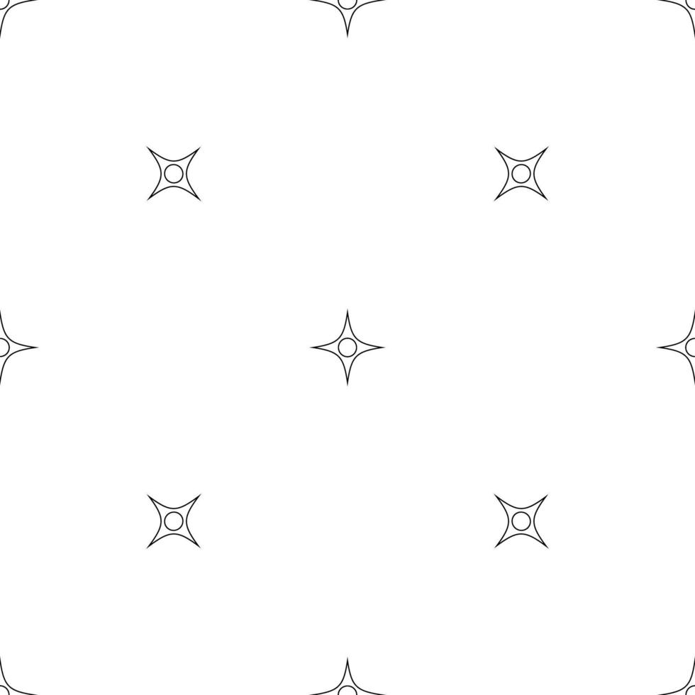 zwart-wit naadloze patroon geometrische sieraad vector