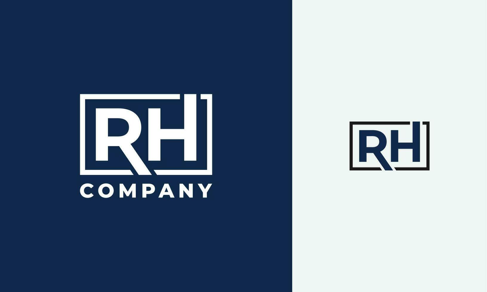 brief rh plein logo vector