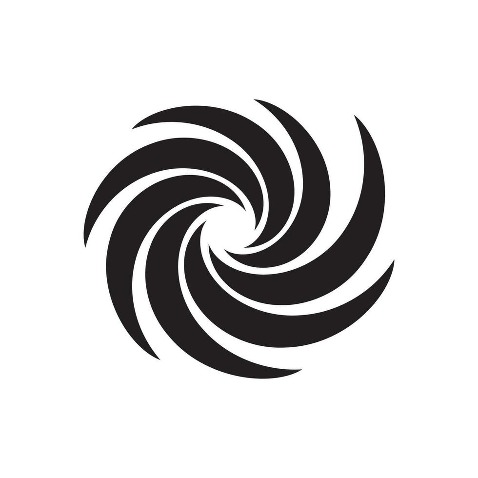 draaikolk logo symbool icoon illustratie vector
