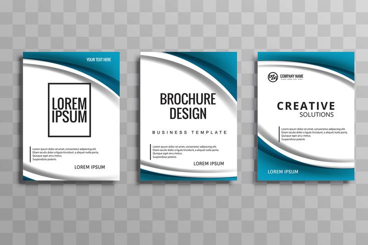 Abstract golf bedrijfsbrochure ingesteld sjabloonontwerp vector