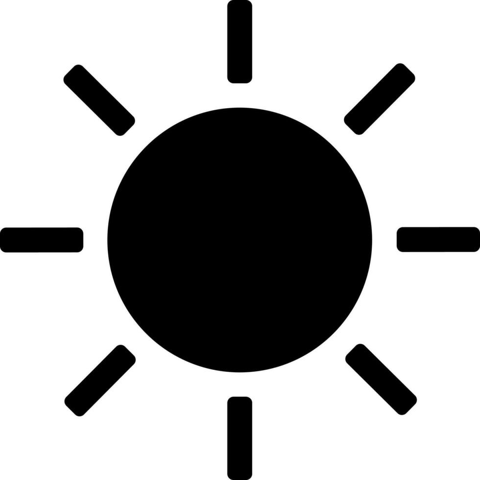 geïsoleerd zon voor energie bron concept. vector