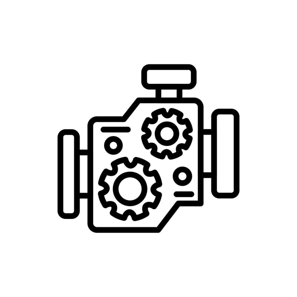 motor icoon in vector. illustratie vector