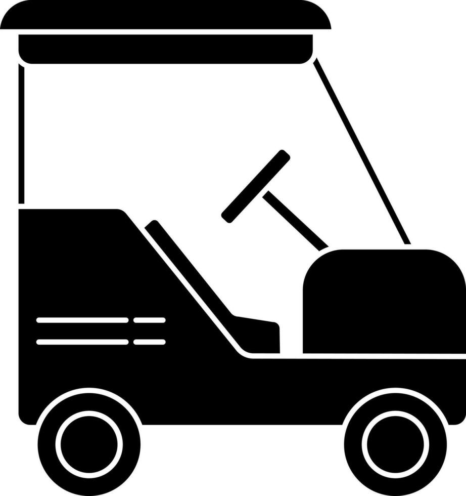 pictogram van een golf auto icoon. vector