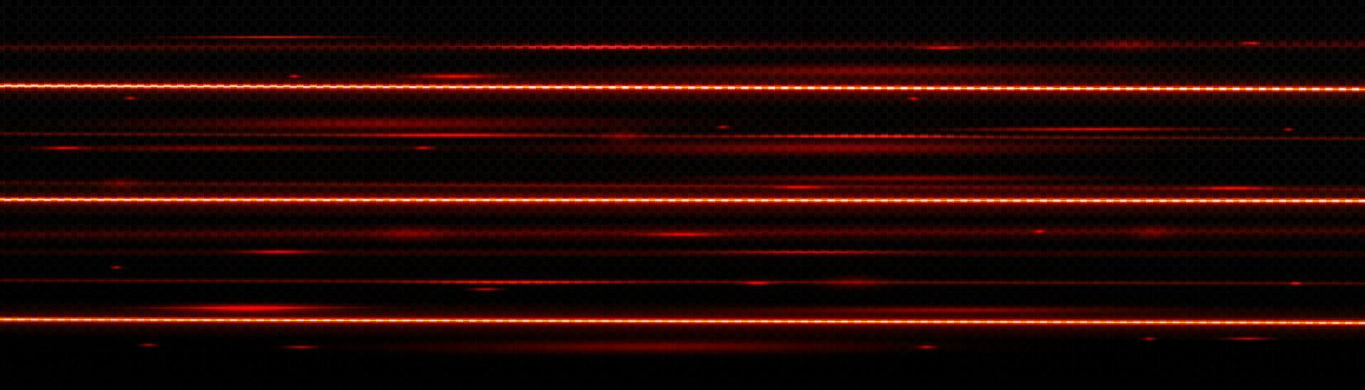 rood laser straal vector achtergrond, neon lijn gloed