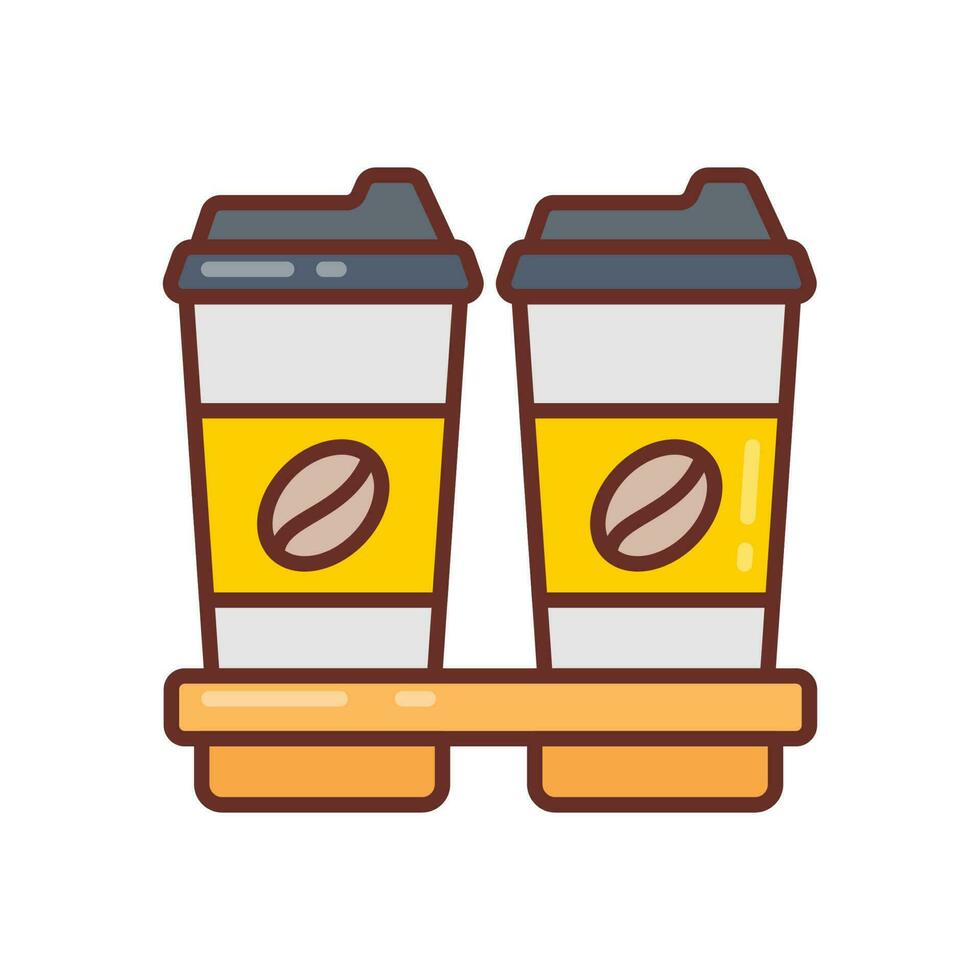 koffie icoon in vector. illustratie vector