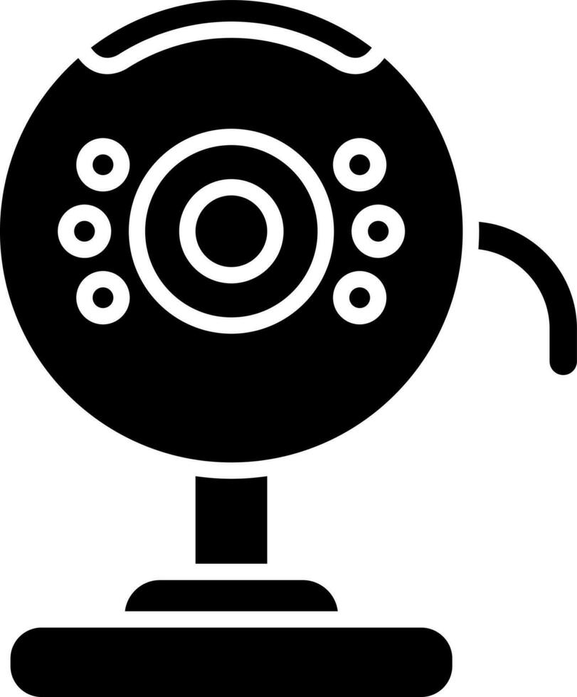 vector illustratie van web camera icoon.