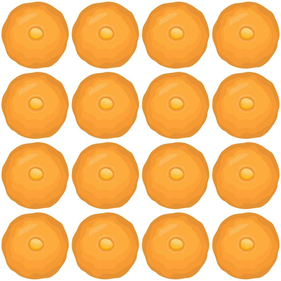 patroon eigengemaakt koekje verschillend smaak in gebakje biscuit vector