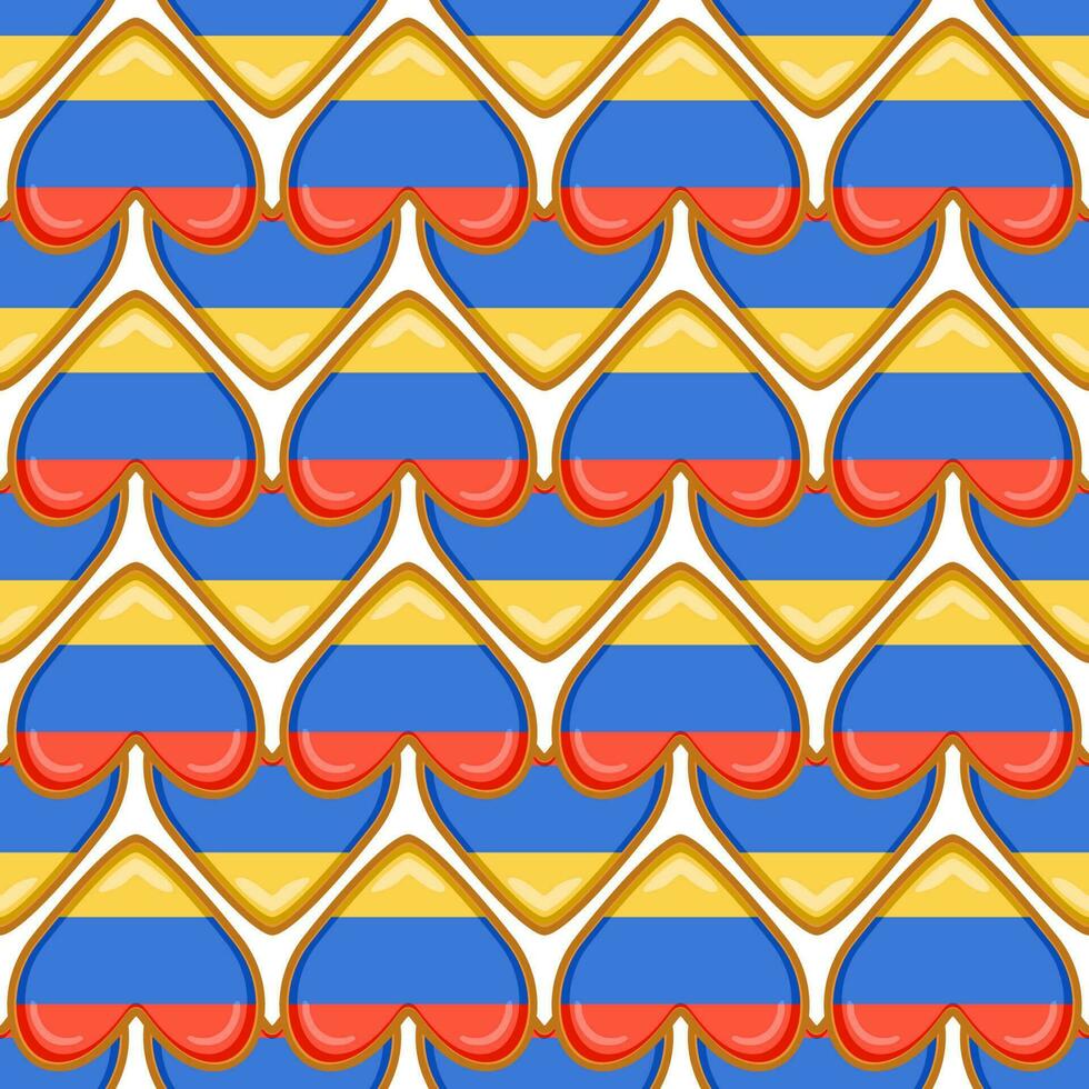 patroon koekje met vlag land Armenië in smakelijk biscuit vector