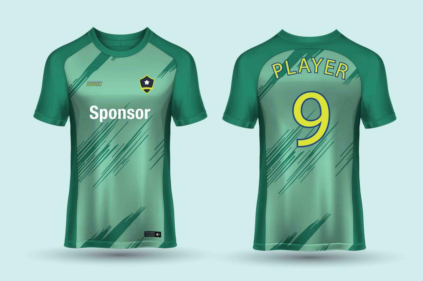 voetbal Jersey ontwerp voor sublimatie, sport t overhemd ontwerp vector