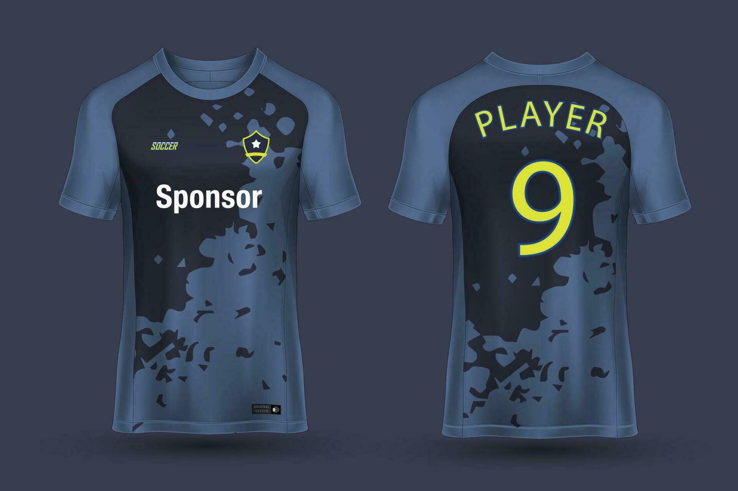 voetbal Jersey ontwerp voor sublimatie, sport t overhemd ontwerp vector