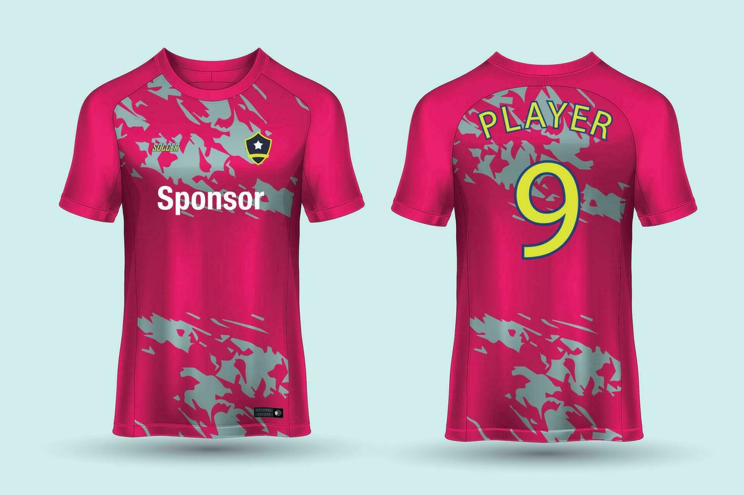 voetbal Jersey ontwerp voor sublimatie, sport t overhemd ontwerp vector