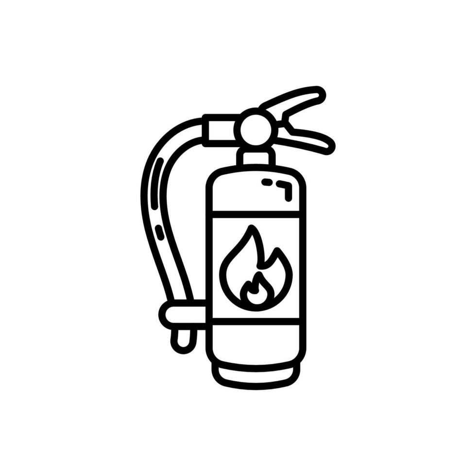 brand brandblusser icoon in vector. illustratie vector