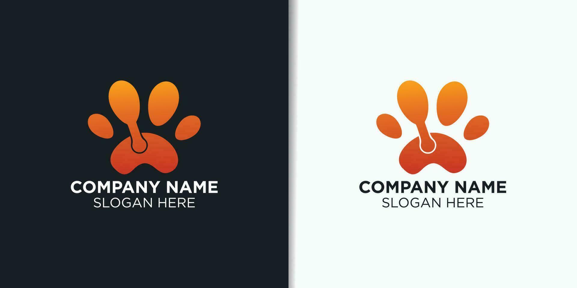 dier huisdier logo ontwerp vector, dier en technologie logo sjabloon vector