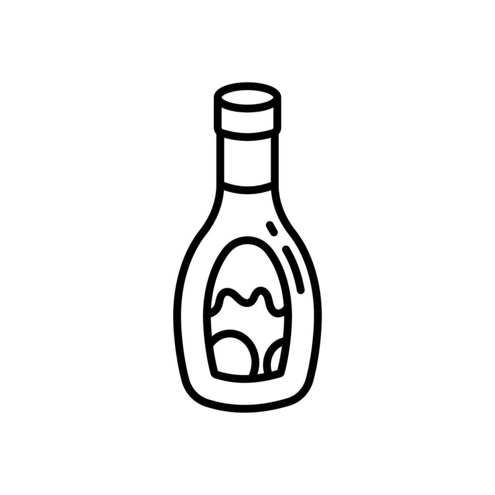 salade dressing icoon in vector. illustratie vector