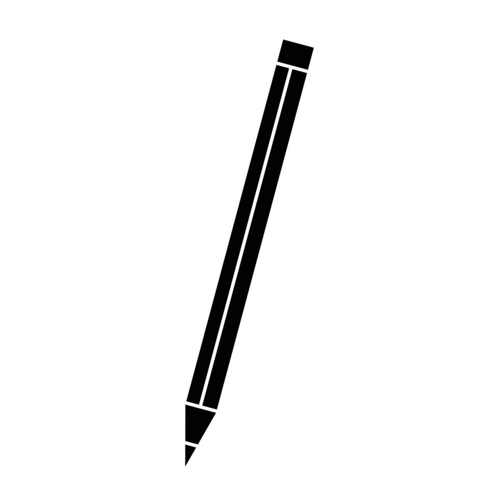 potlood icoon in modieus vlak stijl, potlood vector icoon Aan wit achtergrond