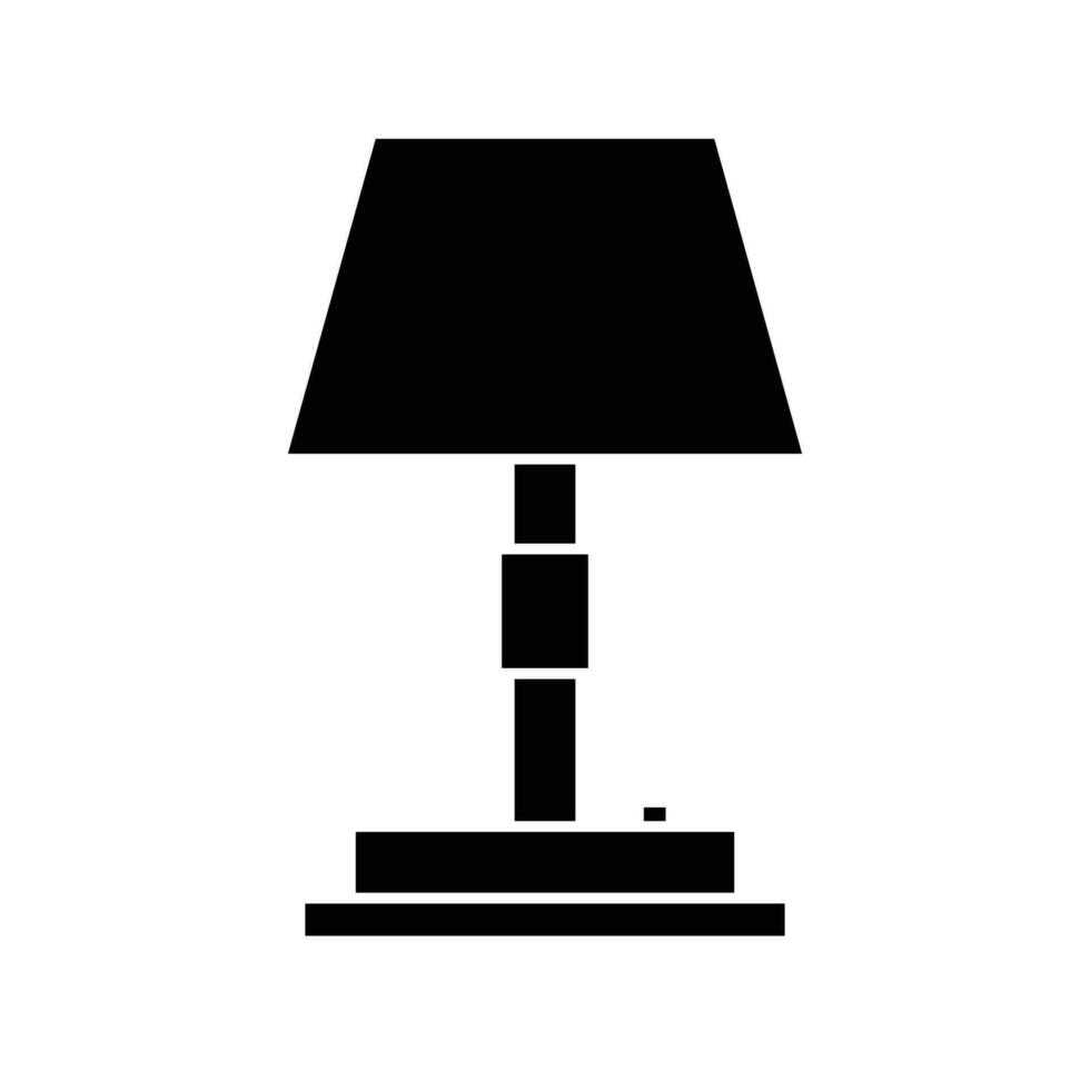 tafel lamp icoon. tafel lamp vector Aan wit achtergrond