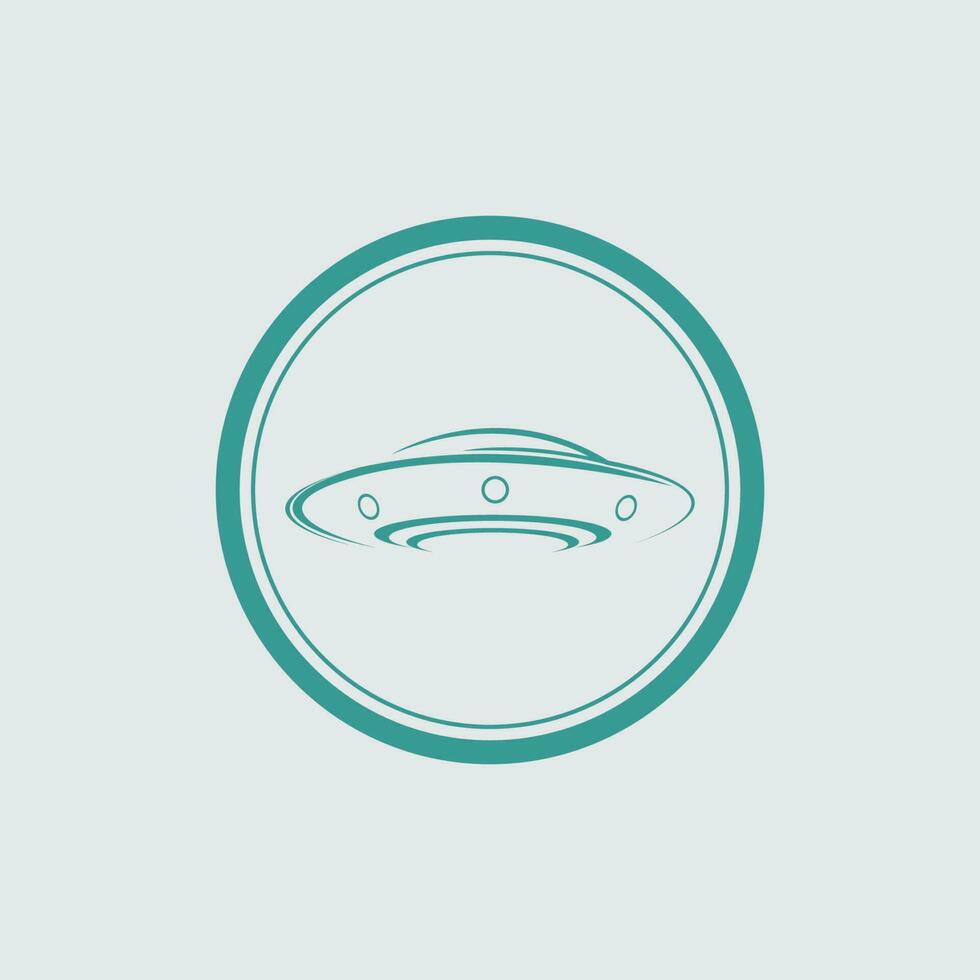 ufo vector logo sjabloon illustratie ontwerp