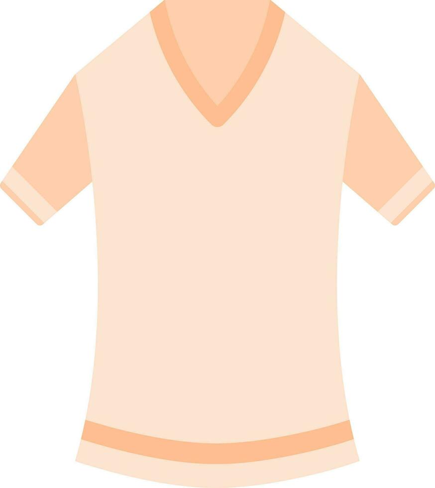 t-shirt icoon in oranje kleur. vector
