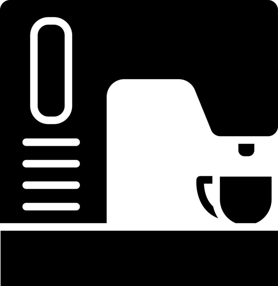 illustratie van koffie machine icoon. vector