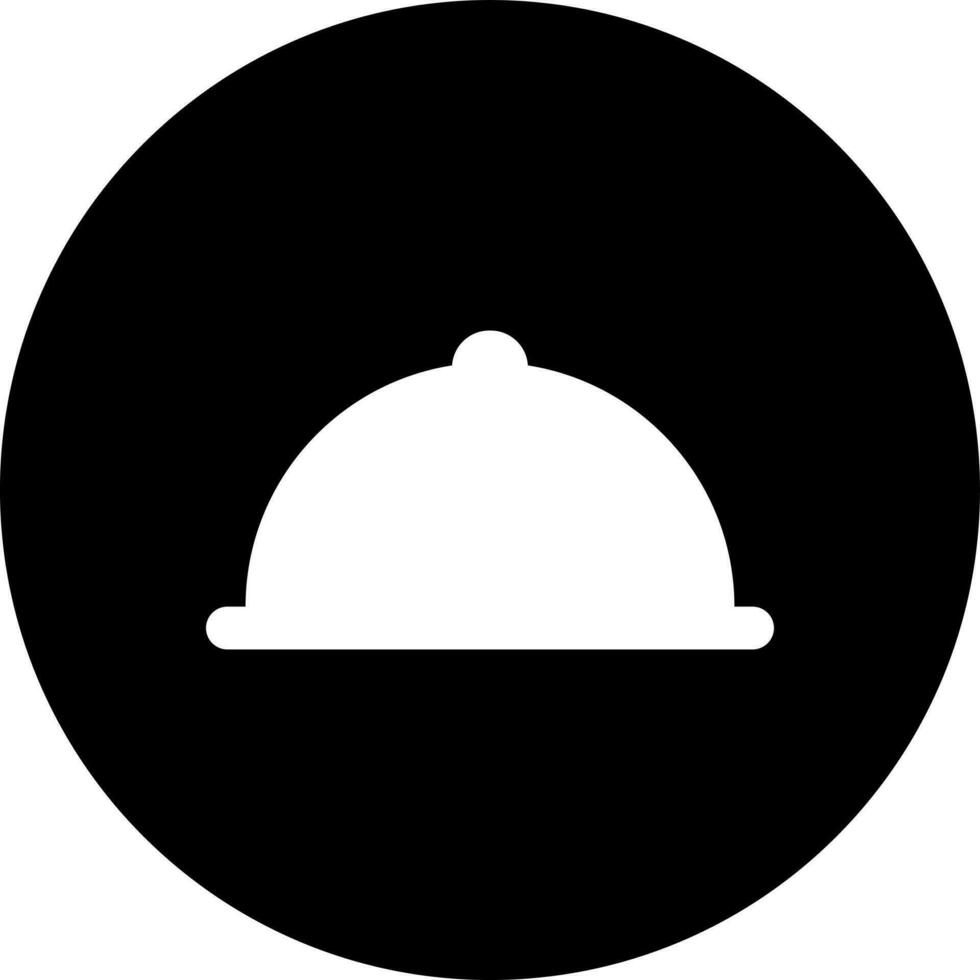 glyph cloche icoon of symbool. vector