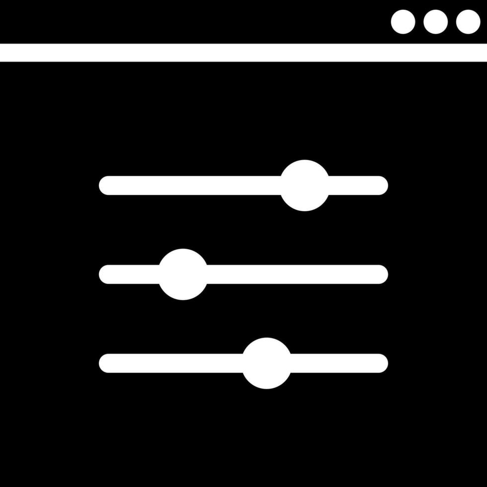 online muziek- geluid menger icoon in vlak stijl. vector