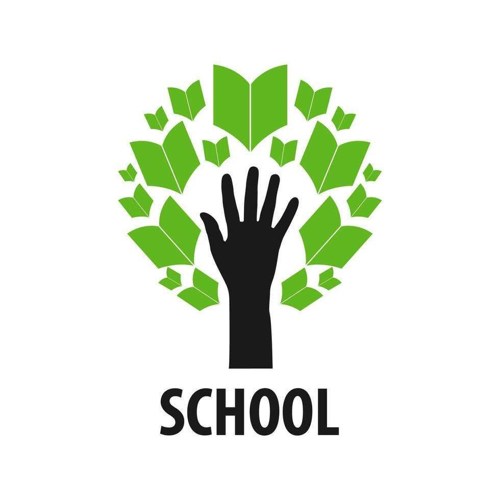 school- en onderwijs logo vector