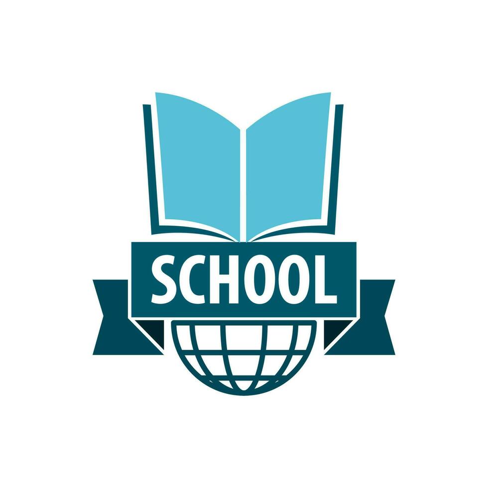 school- en onderwijs logo vector