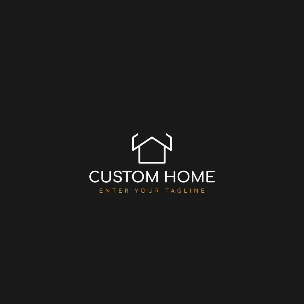 huis logo vector