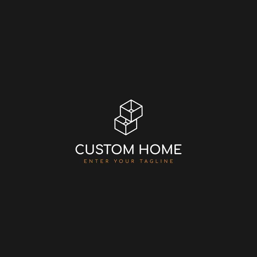 huis logo vector