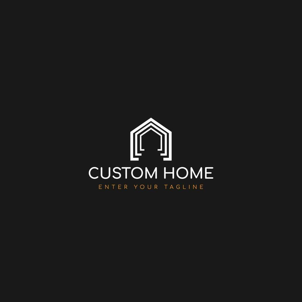 huis logo vector