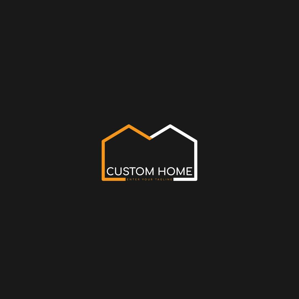 huis logo vector