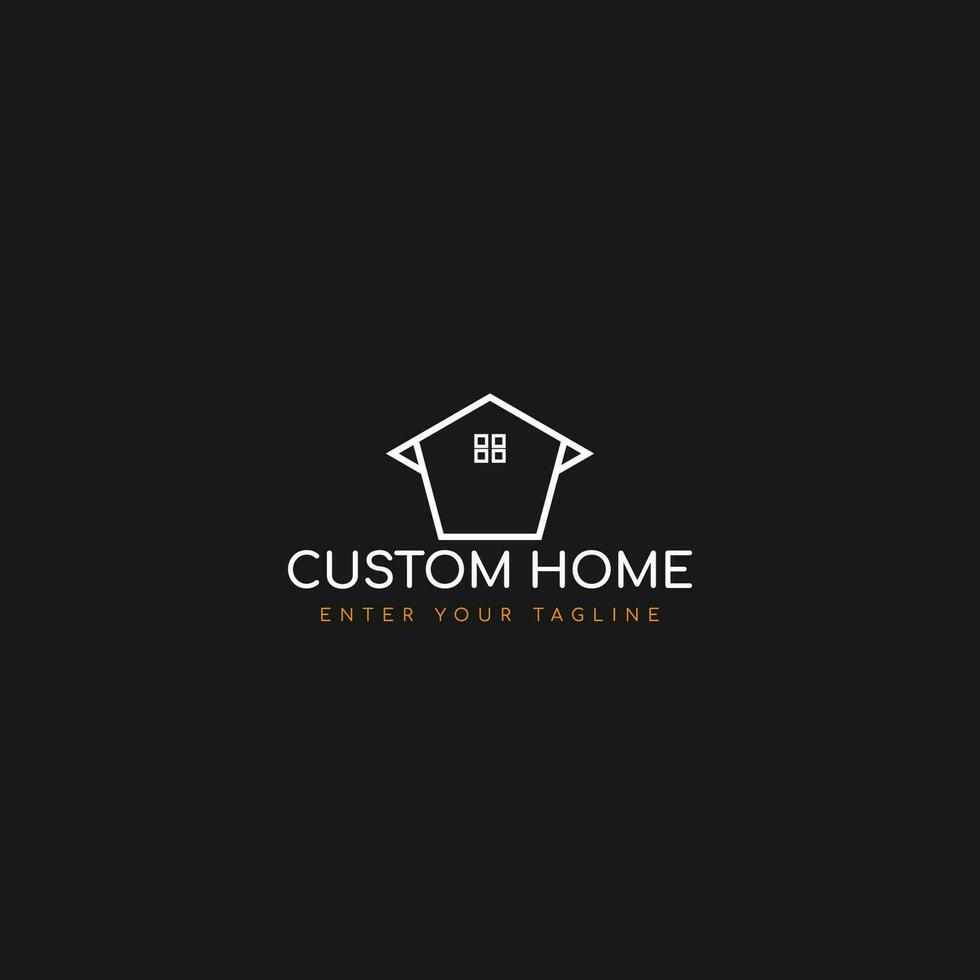 huis logo vector