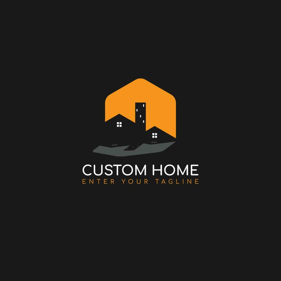 huis logo vector