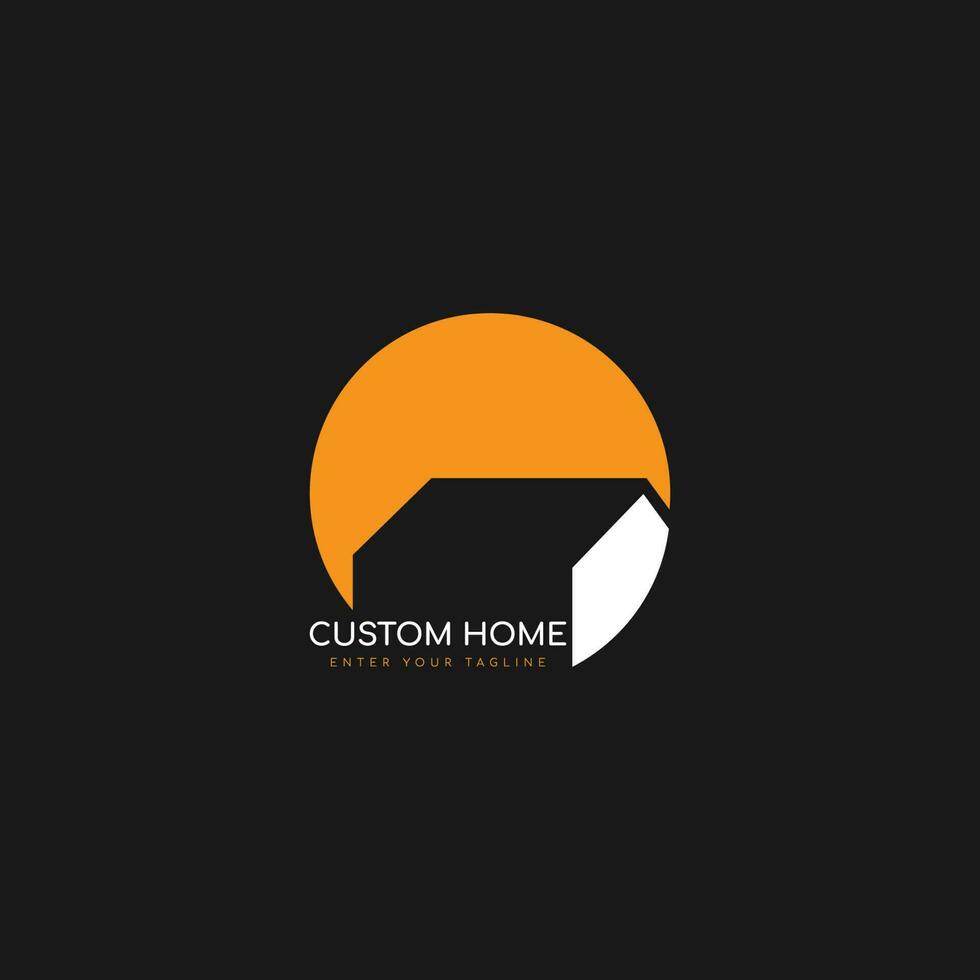 huis logo vector