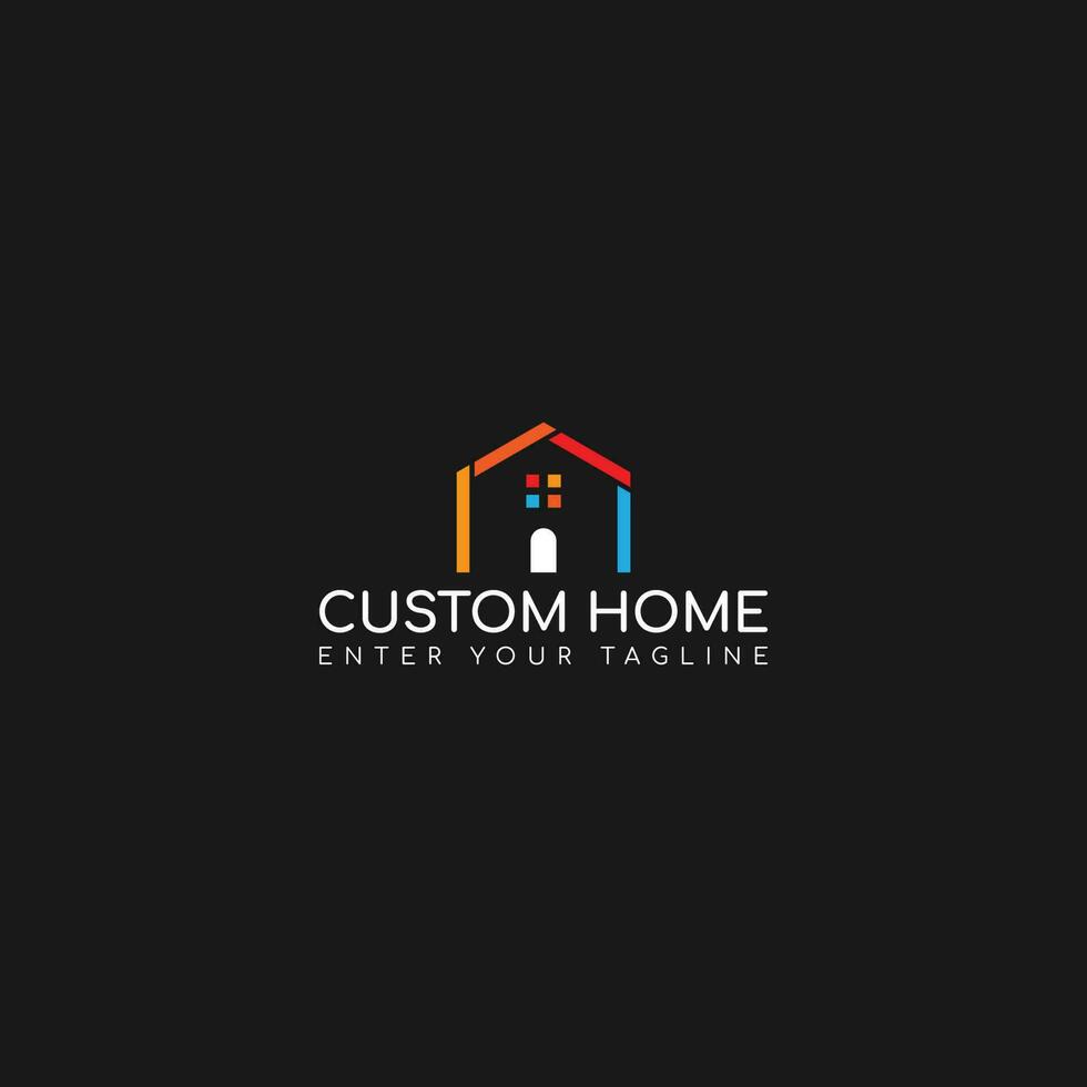 huis logo vector