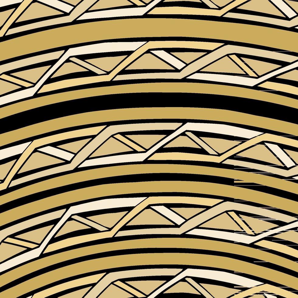 gouden vormen geometrische patroon abstract vector