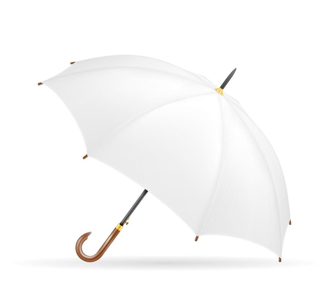 klassieke paraplu van regen voorraad vectorillustratie geïsoleerd op de achtergrond vector