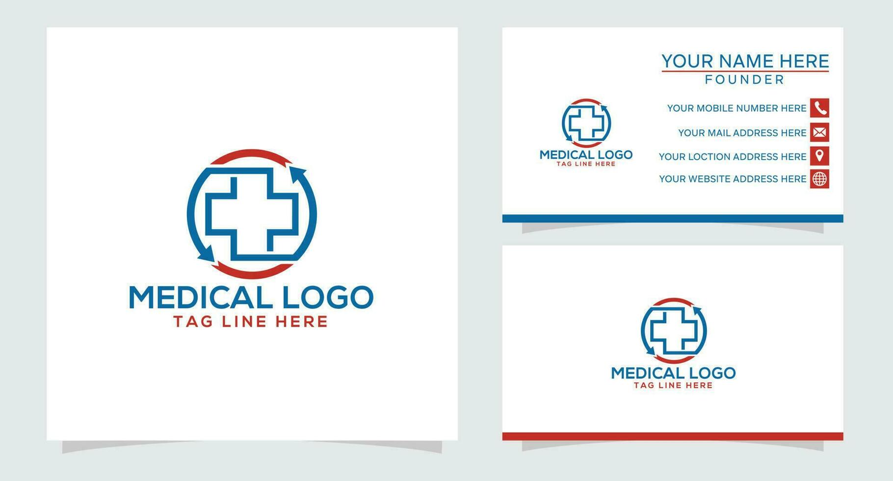 medische apotheek logo ontwerpsjabloon.-vector illustrator vector