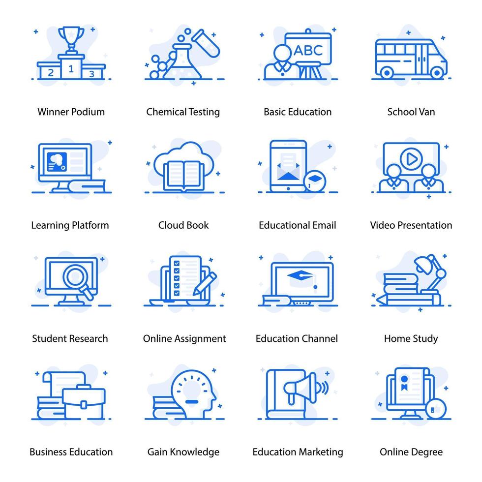 school en modern onderwijs vector