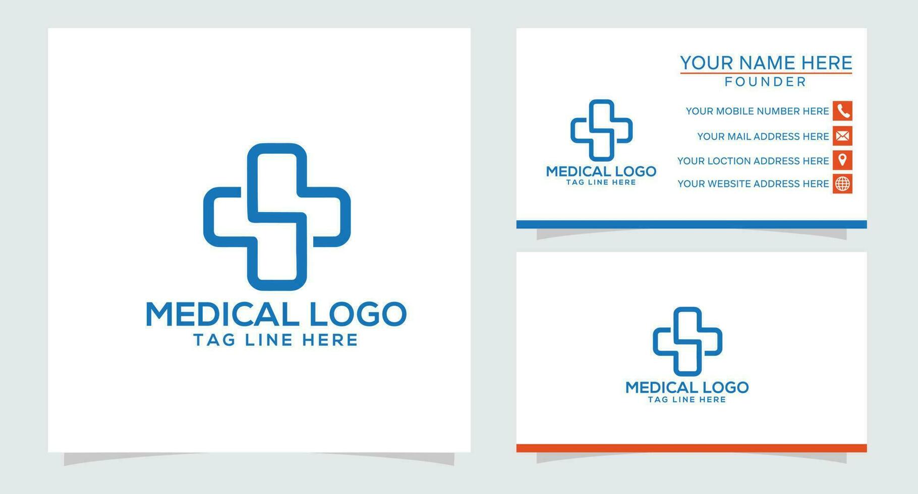 medische apotheek logo ontwerpsjabloon.-vector illustrator vector