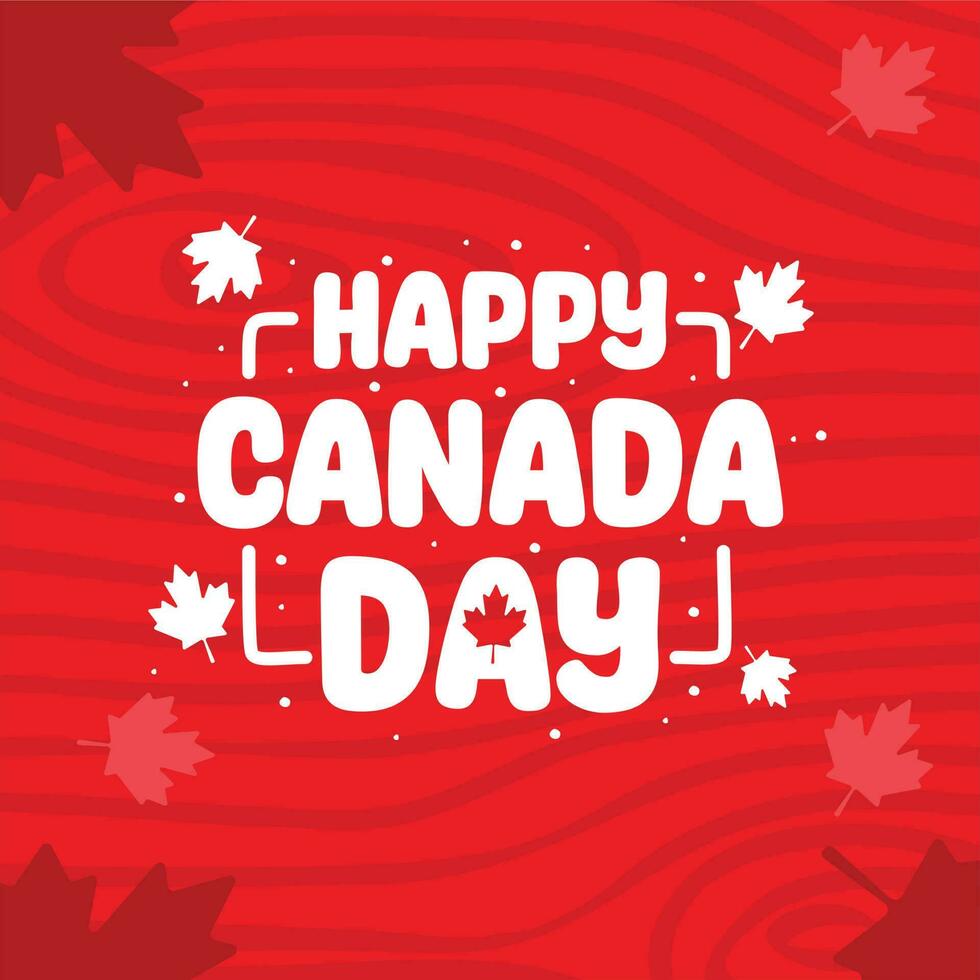 Canada dag achtergrond vector illustratie