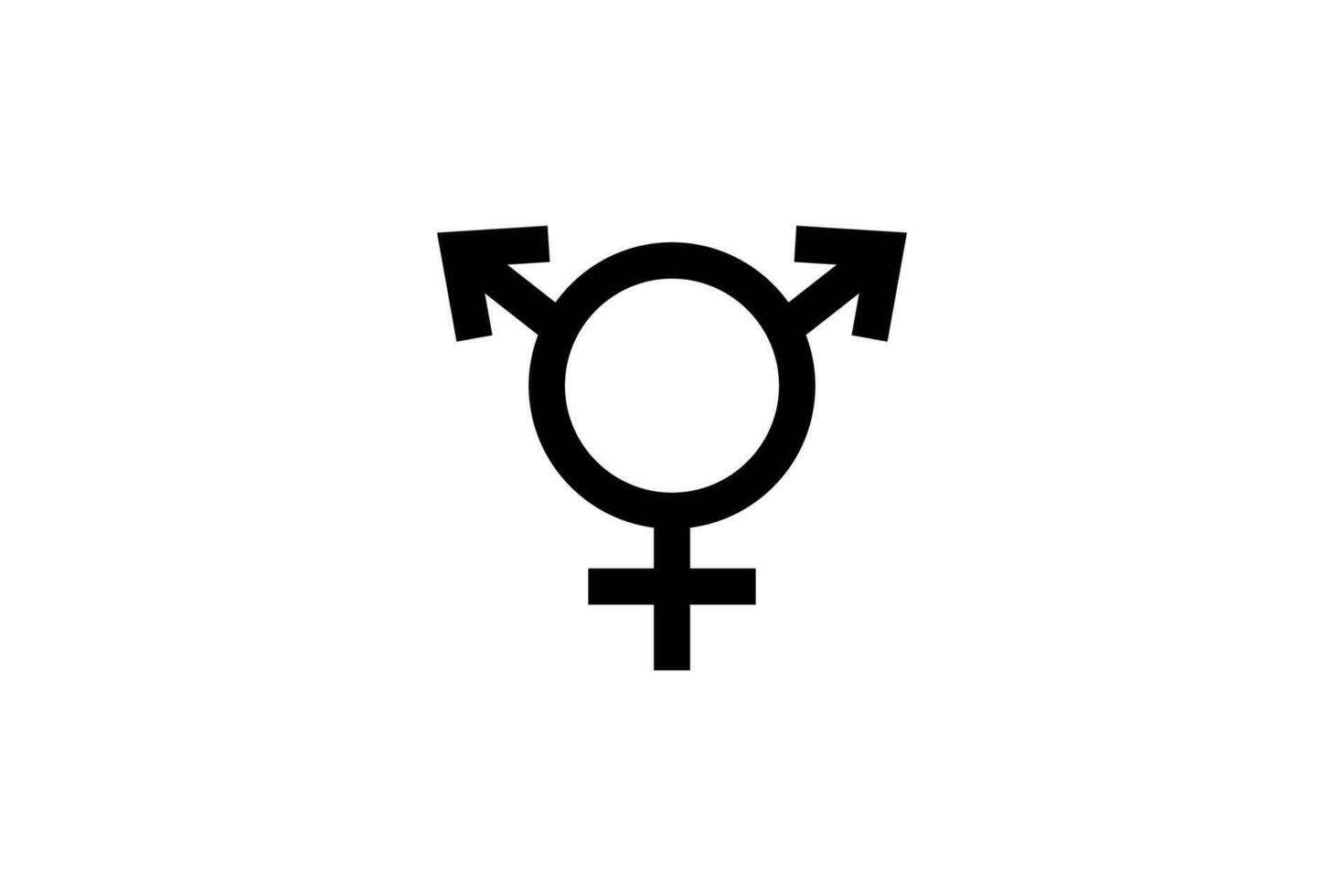 transgender icoon. schets icoon stijl ontwerp. gemakkelijk vector ontwerp bewerkbare