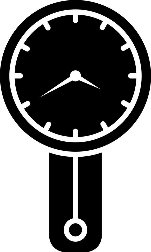 muur klok icoon of symbool. vector