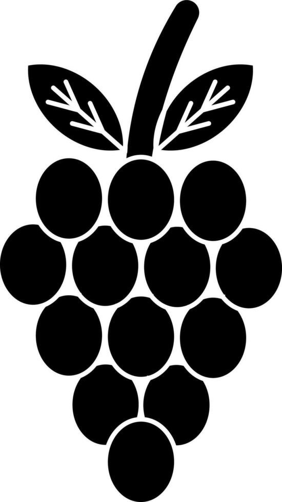 vector illustratie van druiven fruit icoon.