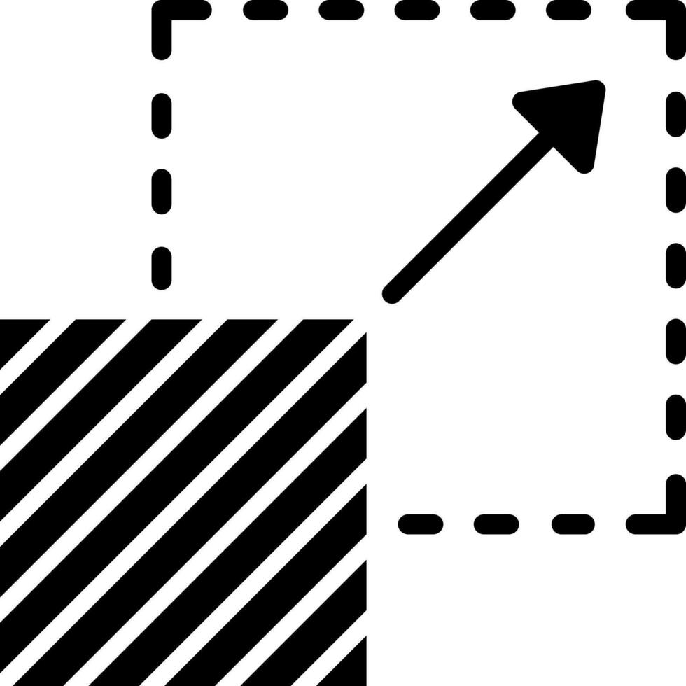 vector illustratie van uitbreiden icoon.