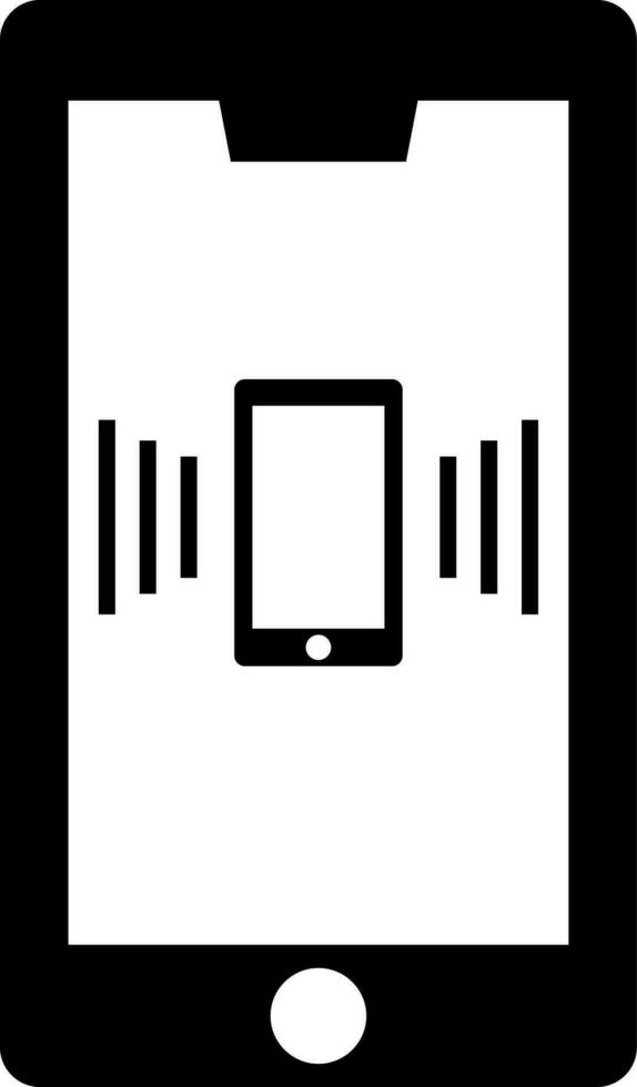 Wifi verbonden smartphone icoon. vector